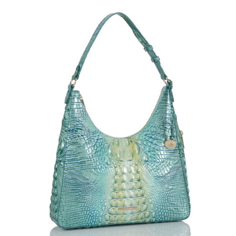 Women's Brahmin Tabitha Shoulder Bags Seafoam Ombre Melbourne | GJUY1707