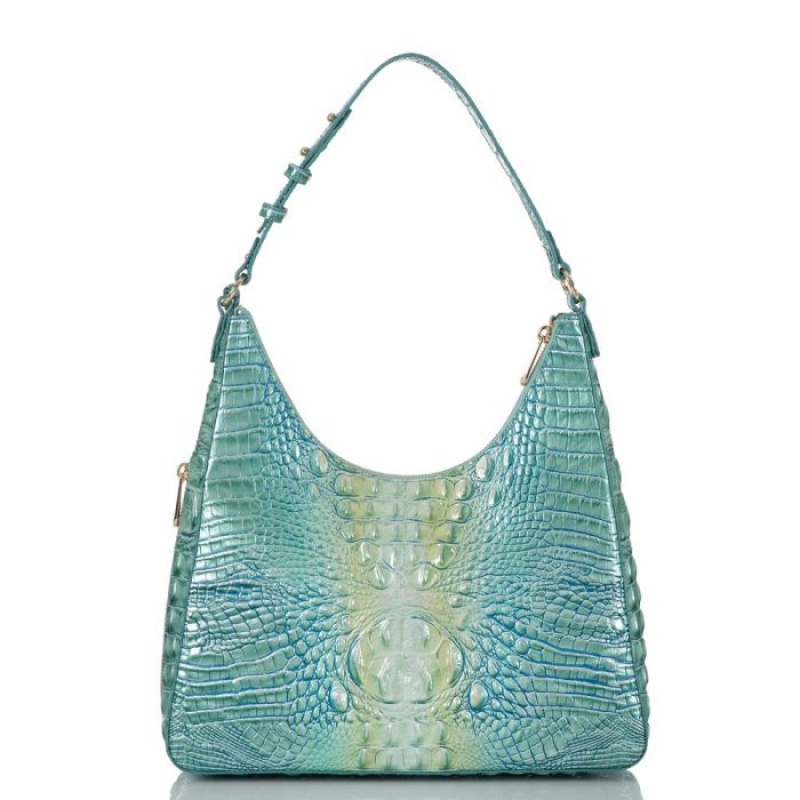 Women's Brahmin Tabitha Shoulder Bags Seafoam Ombre Melbourne | GJUY1707