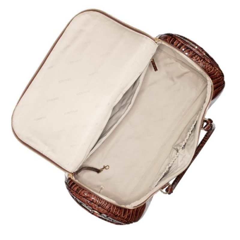 Women's Brahmin Talulla Travel Bags Pecan Melbourne | ZWQZ4292