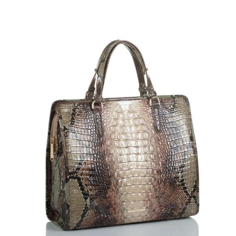 Women's Brahmin Tia Tote Bags Diamondback Ombre Melbourne | PYLL8145