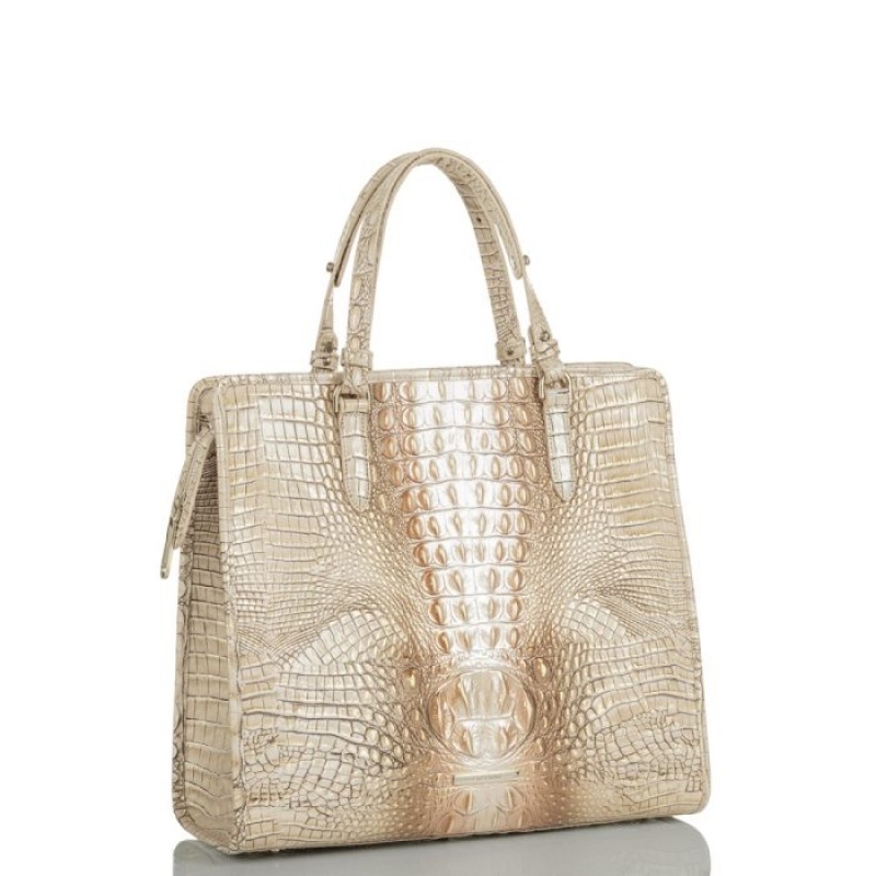 Women's Brahmin Tia Tote Bags Scallop Ombre Melbourne | YGUJ8447