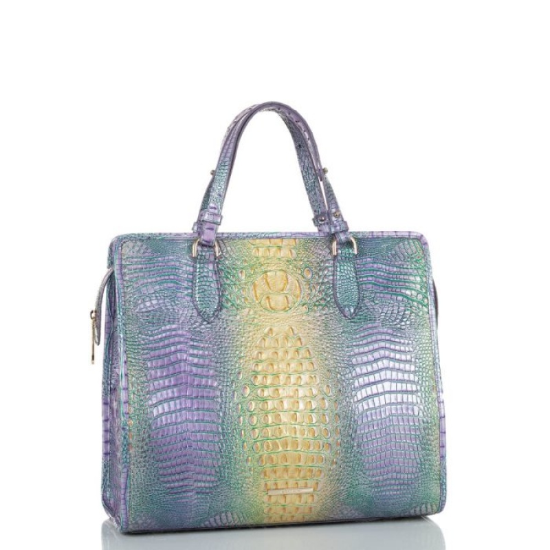 Women's Brahmin Tia Tote Bags Viola Ombre Mini Melbourne | ENTY6284