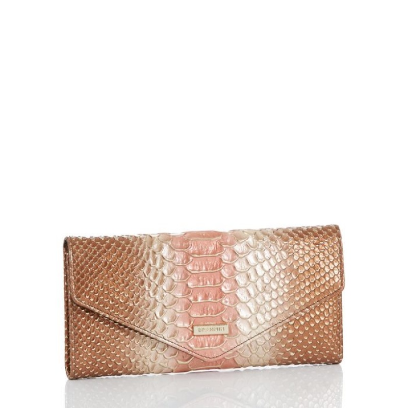 Women's Brahmin Veronica Wallets Beige | EWII8020