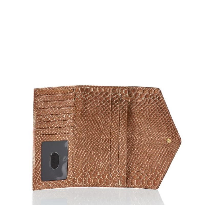 Women's Brahmin Veronica Wallets Beige | EWII8020