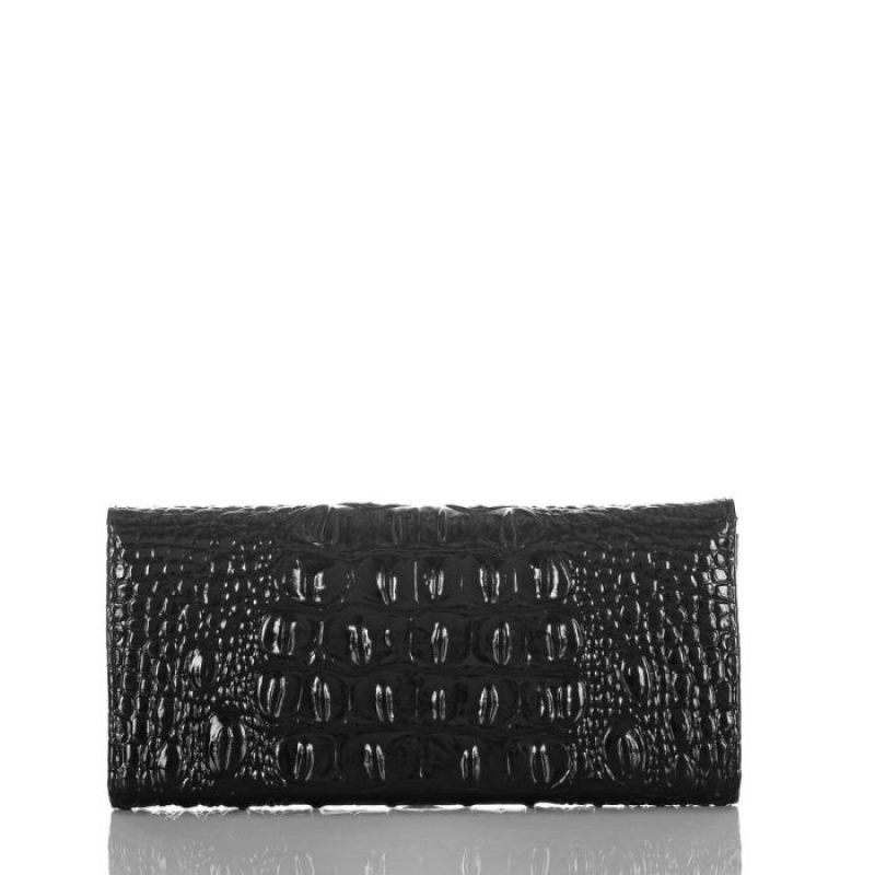 Women's Brahmin Veronica Wallets Black | KXPG7832