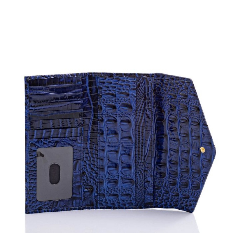 Women's Brahmin Veronica Wallets Blue | CHVP2268