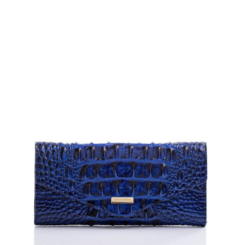 Women\'s Brahmin Veronica Wallets Blue | CHVP2268