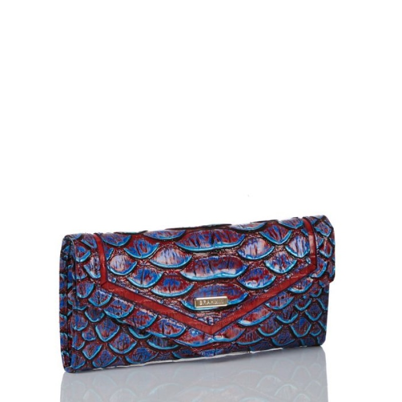 Women's Brahmin Veronica Wallets Blue | ZEUF9787