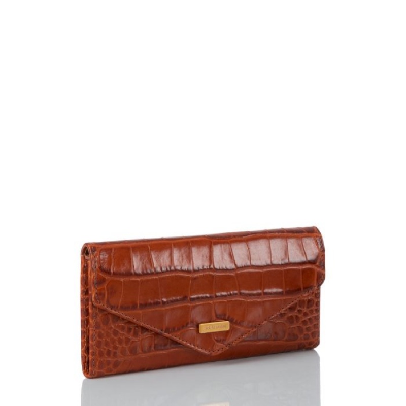 Women's Brahmin Veronica Wallets Butterscotch Laurence | YTCQ4470