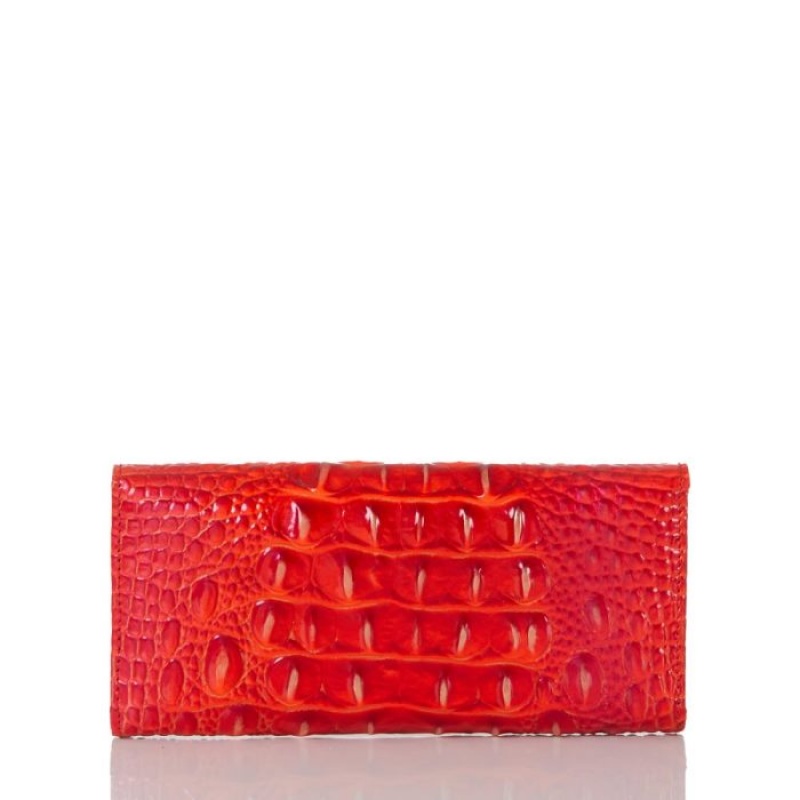 Women's Brahmin Veronica Wallets Flame Melbourne | NPFT0699