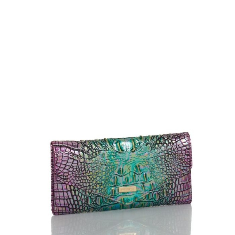 Women's Brahmin Veronica Wallets Hyacinth Ombre Mini Melbourne | EQHT4827