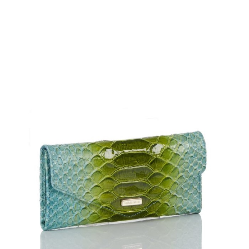 Women's Brahmin Veronica Wallets Limeade Rivers | UIZK7621