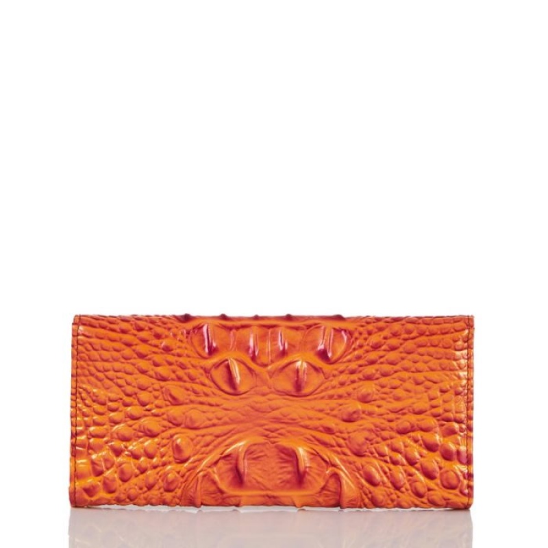 Women's Brahmin Veronica Wallets Orange | EUGX7764