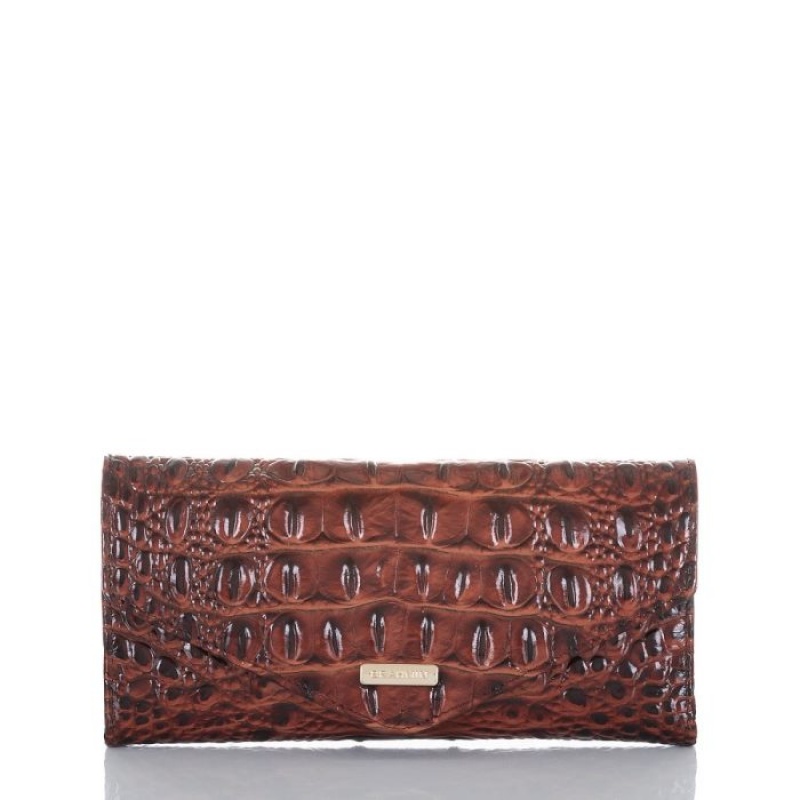 Women\'s Brahmin Veronica Wallets Pecan Melbourne | MJVR5184