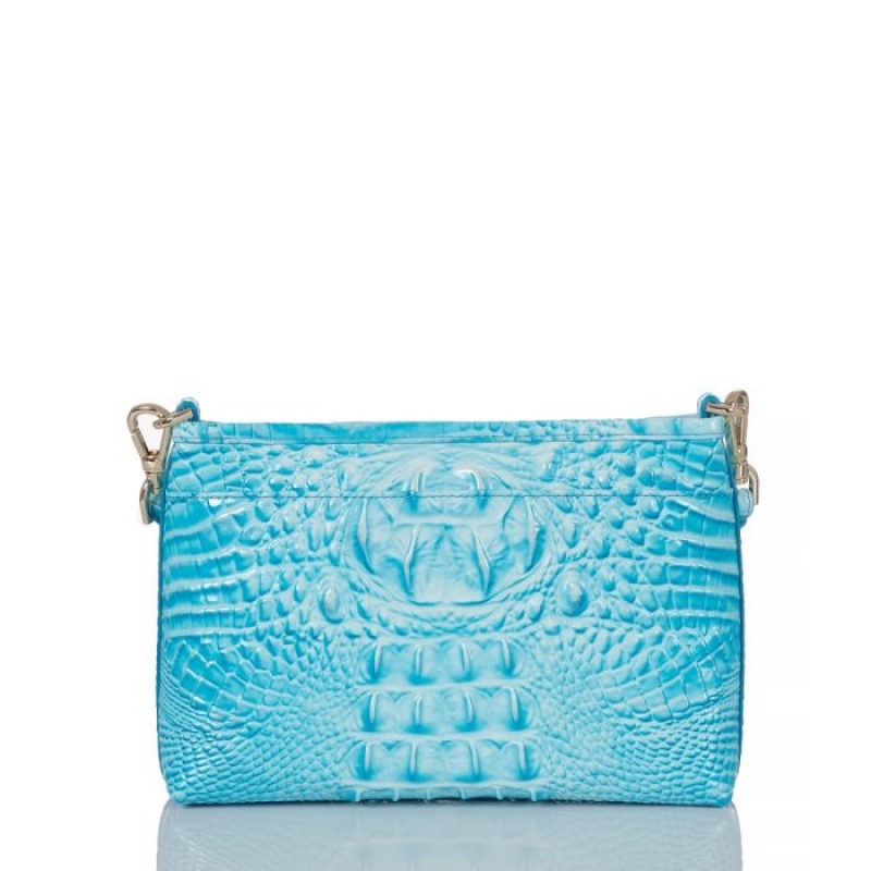 Women's Brahmin Vida Crossbody Bags Blue | TSXC6017