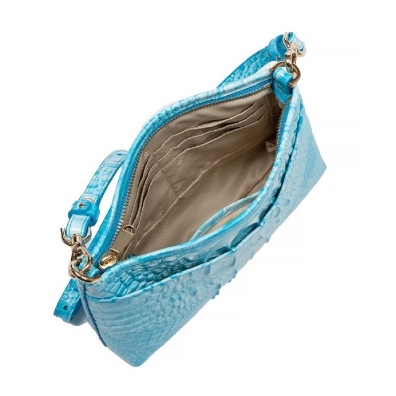 Women's Brahmin Vida Crossbody Bags Blue | TSXC6017