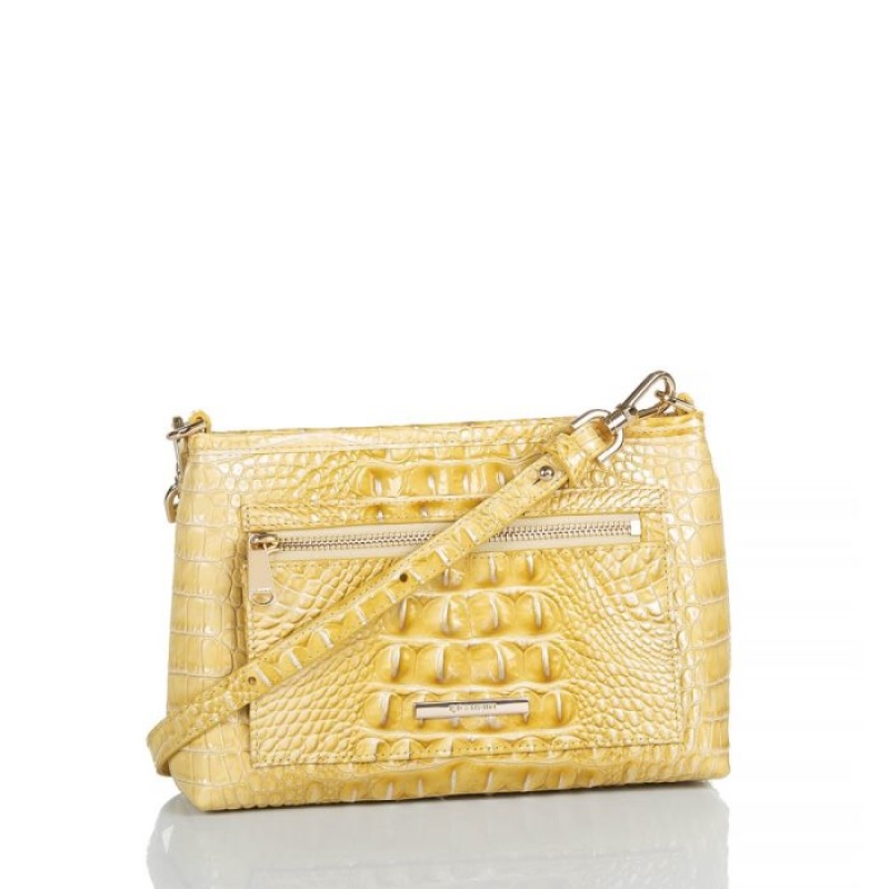 Women's Brahmin Vida Crossbody Bags Butter Melbourne | BXNY8013