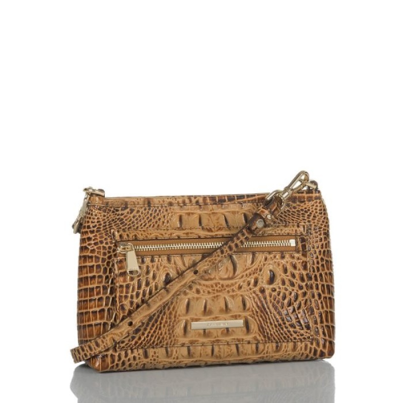 Women's Brahmin Vida Crossbody Bags Toasted Melbourne | QWGC3948